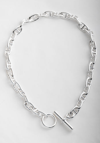 Collier Collier HERMES Chaîne d'Ancre MM Argent 925/1000 58 Facettes 64420-60911