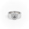 Bague 53 Chopard Bague Happy Diamond Or blanc Diamant 58 Facettes 2025673CN