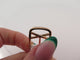 Montre montre CHAUMET liens en or rose 18k w23870-02a 33 mm quartz 58 Facettes 249529