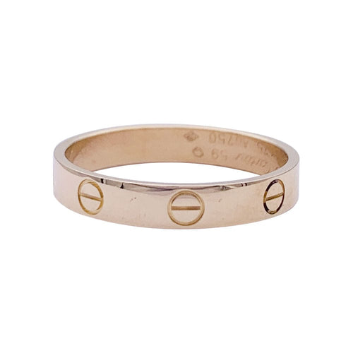 Bague 59 Bague Cartier, "Alliance Love", or rose. 58 Facettes 32682