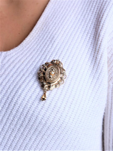 Pendentif Pendentif Napoléon II Or jaune Perle 58 Facettes 2130437CN