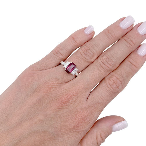 Bague 53 Bague deux ors, rubis et diamants. 58 Facettes 32369