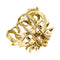Broche Broche vintage Hermès, "Mistigri", or jaune, saphirs. 58 Facettes 3310
