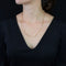 Collier Chaine en or maille cube et perles de culture 58 Facettes 22-301