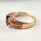 Bague Bague en or rose Diamants et tourmaline 58 Facettes 5587