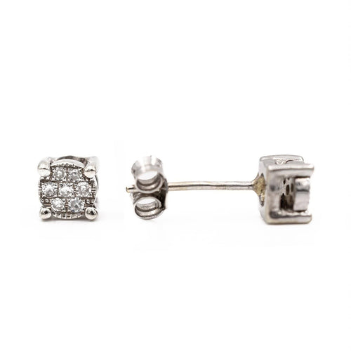 Boucles d'oreilles Boucles d'oreilles Puces Or blanc Diamant 58 Facettes 2303521CN