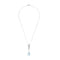 Pendentif Collier Art Déco Platine Aigue marine 58 Facettes 1