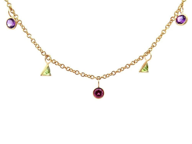 Collier collier POIRAY sautoir lolita 70 en or jaune et pampilles 58 Facettes 249004
