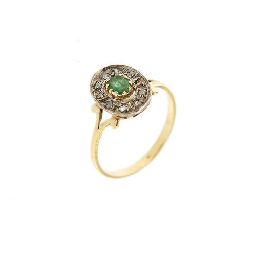 Bague 61 Bague émeraude et diamants 58 Facettes 29688