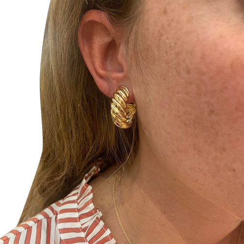 Boucles d'oreilles Boucles d'oreilles Hermès vintage. 58 Facettes 31485