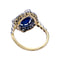 Bague 49 Bague années 1920, saphir Ceylan, diamants taille ancienne. 58 Facettes 32282