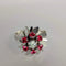 Bague 52 Bague motifs floraux en or blanc Diamant et rubis 58 Facettes 5592