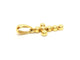 Pendentif Pendentif Croix Or jaune 58 Facettes 06556CD