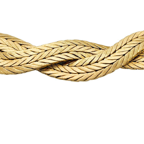 Collier Collier Buccellati, tresse en or jaune. 58 Facettes 31638