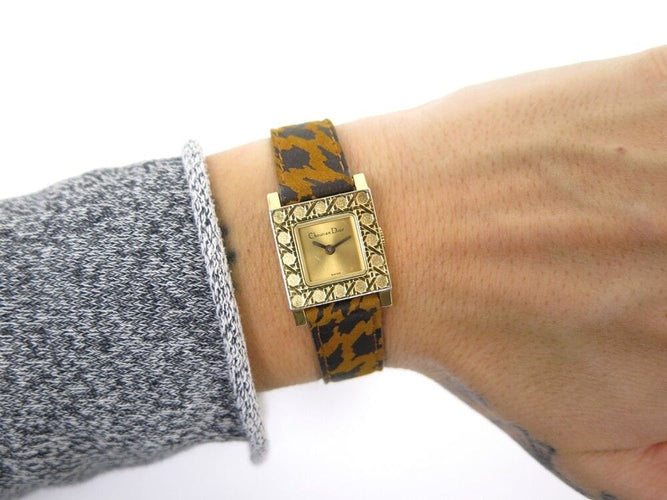Montre montre CHRISTIAN DIOR la parisienne quartz 19mm plaque or + 4 bracelets 58 Facettes 254714