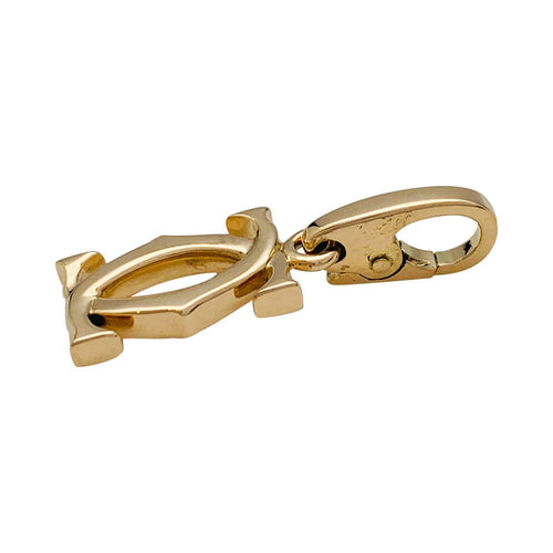 Pendentif Pendentif-Charm Cartier, "Double C", or jaune. 58 Facettes 31744