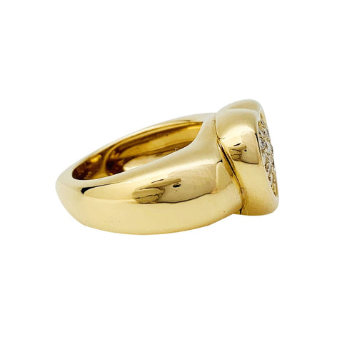Bague 50 Bague Piaget "Coeur" en or jaune et diamants. 58 Facettes 30704