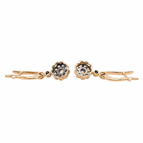 Boucles d'oreilles Boucles d'oreilles Pendantes Or rose Diamant 58 Facettes 2622577CN