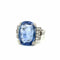 Bague Bague Art Déco Platine Diamant Saphir 58 Facettes