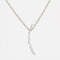 Pendentif Pendentif ligne de diamants or blanc 58 Facettes 22-123A