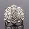 Bague 48 Bague rétro diamants fils d'or blanc Jean Eté 58 Facettes 20-319-48