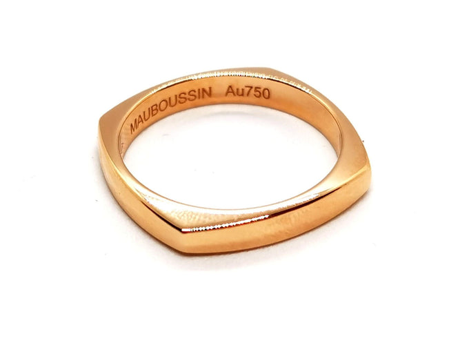 Bague 61 Mauboussin Bague Alliance Odéon d'amour Or rose 58 Facettes 1468608CN