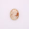 Broche Broche camée or jaune sur coquillage 58 Facettes