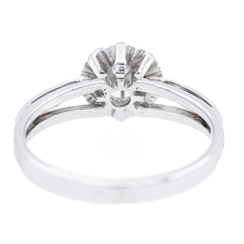 Bague 54 Bague Solitaire Or blanc Diamant 58 Facettes 2264469CN