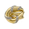 Bague 47 Bague "Noeud" en or sertie de diamants. 58 Facettes 31192