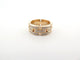 Bague 56 bague CARTIER panthere maillons t56 or jaune 18k & 35 diamants 0.7ct 58 Facettes 253475