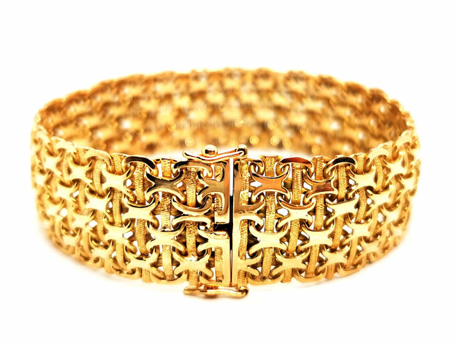 Bracelet Bracelet Manchette Or jaune 58 Facettes 1468044CN