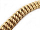 Bracelet bracelet large maille americaine en or jaune 18k 58 Facettes 254717