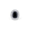 Bague 50 Bague Margueritte Platine Saphir Diamant 58 Facettes 1
