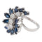 Bague 59.5 Bague Fleur Or blanc Diamant 58 Facettes 1505941CN