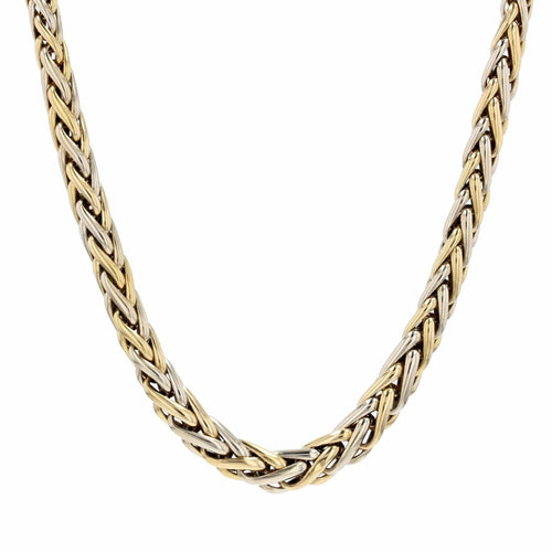 Collier Collier occasion maille palmier 2 ors 58 Facettes 18-113