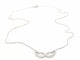 Collier Collier Aile d'ange Or blanc Diamant 58 Facettes 579302RV
