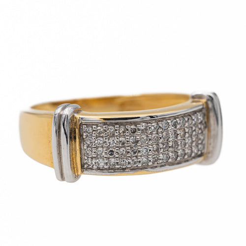 Bague 54 Bague Bandeau Or jaune Diamant 58 Facettes 2719339CN