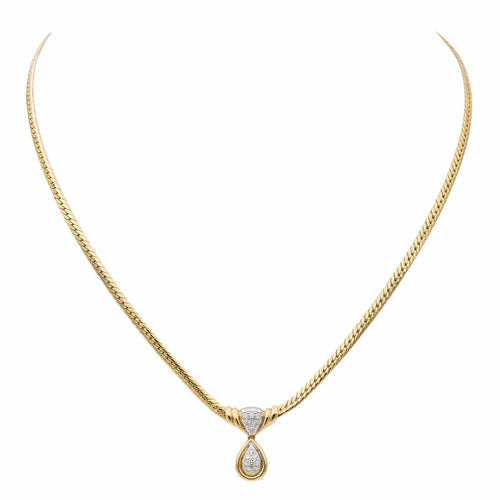 Collier Collier Maille anglaise Or jaune Diamant 58 Facettes 2797380CN