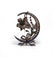 Broche Rose / Or 375 Broche Trembleuse émail et diamants 58 Facettes 130173R