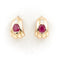 Boucles d'oreilles Boucles d'oreilles Or jaune Rubis 58 Facettes 1969307CN
