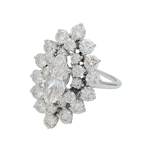 Bague 60 Bague en platine diamant 1,29 carat. 58 Facettes 31308