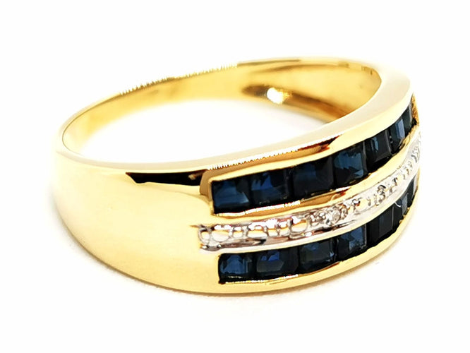 Bague 60 Bague Or jaune Saphir 58 Facettes 1599725CN