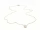 Collier Collier Or blanc Diamant 58 Facettes 579140RV
