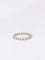 Bague Alliance américaine en or blanc et diamants 58 Facettes J59