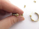 Boucles d'oreilles CARTIER - Boucles d'Oreilles Créoles Or & Acier 58 Facettes 233921