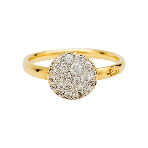 Bague 50 Bague Pomellato, "Sabbia", or rose, diamants. 58 Facettes 30922