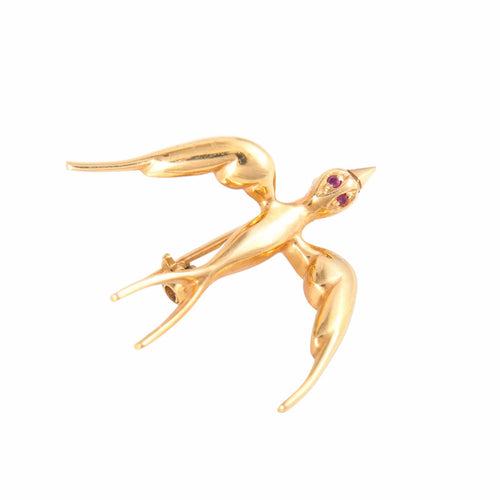 Broche Broche REPOSSI Hirondelle 58 Facettes 8311