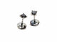 Boucles d'oreilles Boucles d'oreilles Puces Or noir Diamant 58 Facettes 578734RV