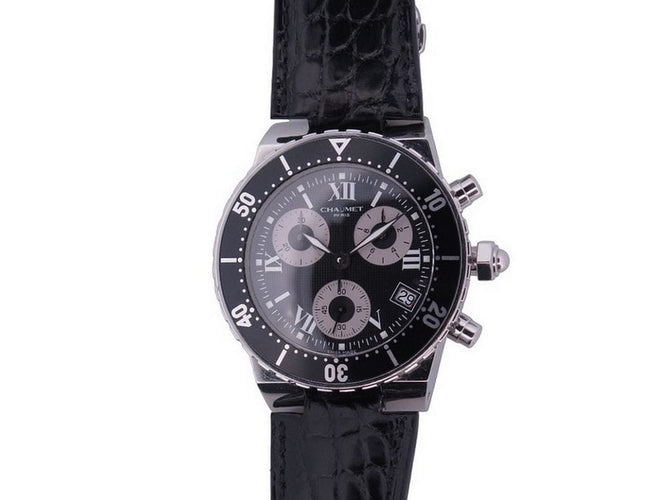 Montre montre CHAUMET class one 41 mm chronographe quartz acier 58 Facettes 255556