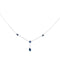 Collier Collier Or blanc Saphir 58 Facettes 2303213CN